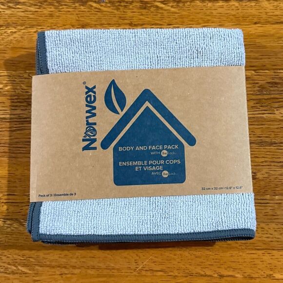Norwex Face and Body Cloths Set of 3 NWT - Picture 1 of 8